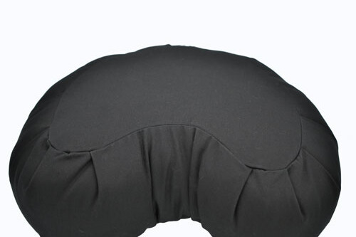 OOO-Meditationskudde Crescent Zafu Bovete - Svart