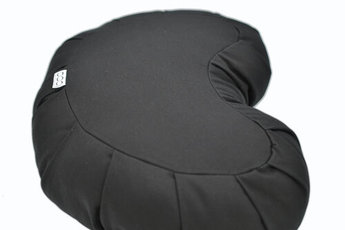 OOO-Meditationskudde Crescent Zafu Bovete - Svart