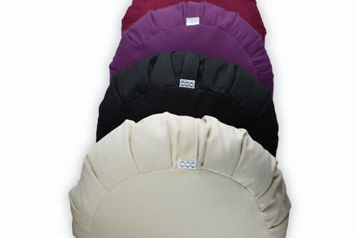 OOO-Meditationskudde Crescent Zafu Bovete - Burgundy