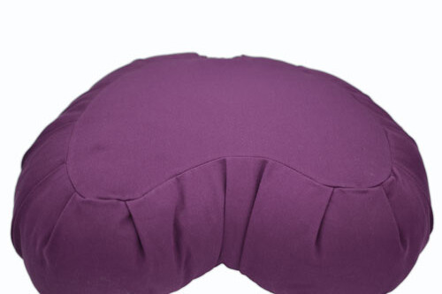 OOO-Meditationskudde Crescent Zafu Bovete - Lila