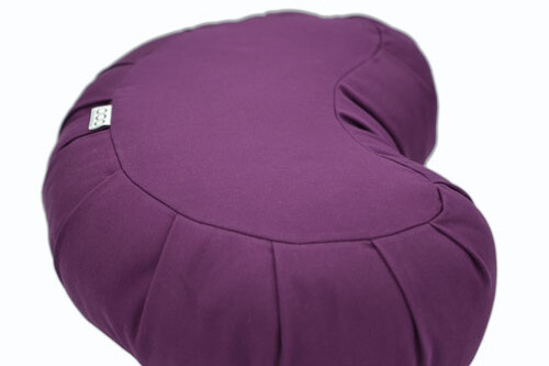 OOO-Meditationskudde Crescent Zafu Bovete - Lila