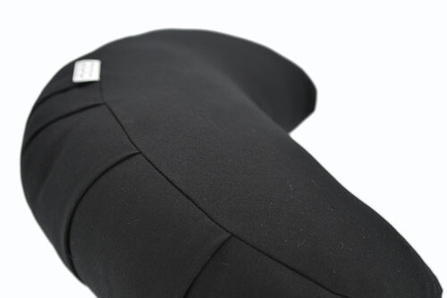 OOO-Meditationskudde Halvmåne Kapok - Svart