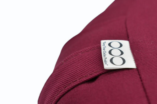 OOO-Meditationskudde Halvmåne Bovete - Burgundy