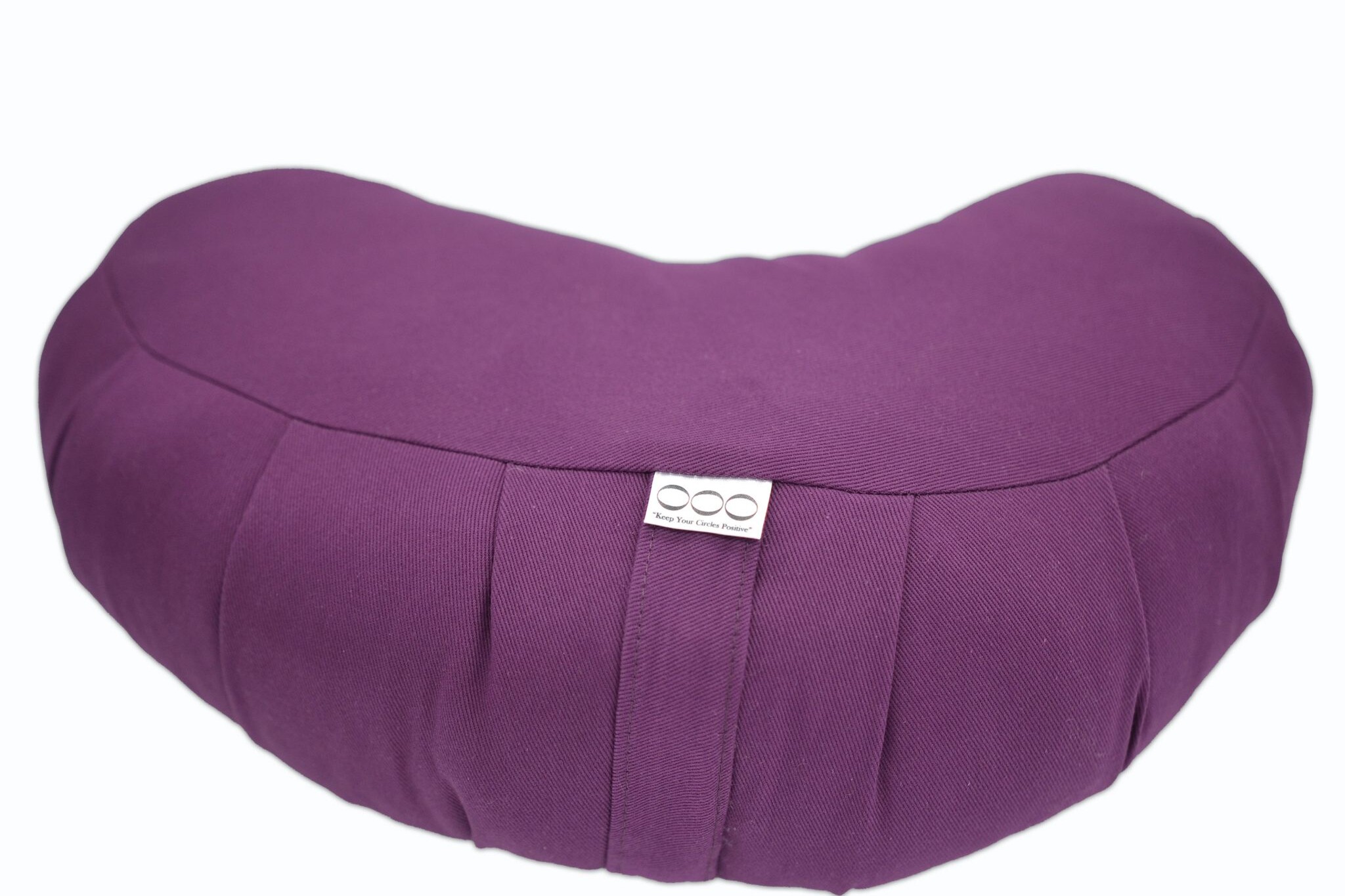 OOO-Meditationskudde Halvmåne Kapok - Lila