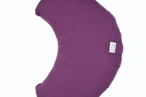 OOO-Meditationskudde Halvmåne Bovete - Lila