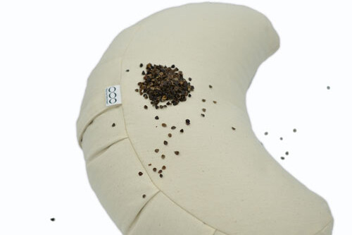 OOO-Meditationskudde Halvmåne Bovete - Lila